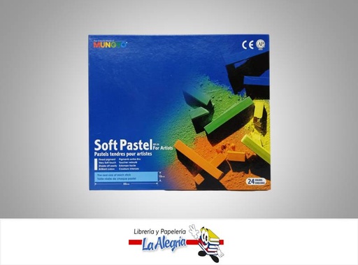 [8804819007036] TIZA PASTEL SUAVE 24 COLORES MP-24 MARCA MUNGYO   