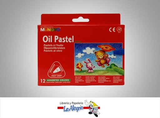 [8804819015123] OLEO PASTEL TRIANGULAR 12 COLORES MARCA MUNGYO   