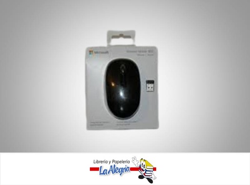 [885370726947] MOUSE MICROSOFT INALAMBRICO BLACK 1850 MARCA MICROSOFT   