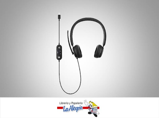 [889842727104] AUDIFONOS MODERNOS USB ALAMBRICOS NEGRO MARCA MICROSOFT   
