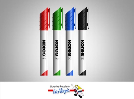 [9023800208538] MARCADOR PARA PIZARRA AZUL KORES XW2 MARCA KORES
