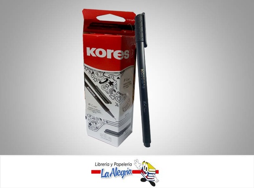 [9023800281029] MARCADOR PERMANENTE ULTRA FINO K LINER NEGRO UND MARCA KORES