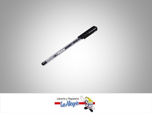 [9023800395214] BOLIGRAFO CON TAPA TRANSPARENTE K1 FINO NEGRO UND MARCA KORES