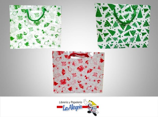 [911061900921] BOLSA DE REGALO 18,5X22D/NAVIDAD MARCA S/M   