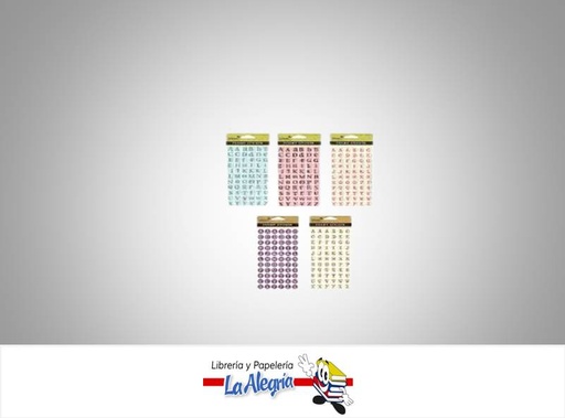 [9123415610303] FIGURA FOAMI ADEHSIVA LETRAS ESCARCHADAS13031 MARCA COOKY   