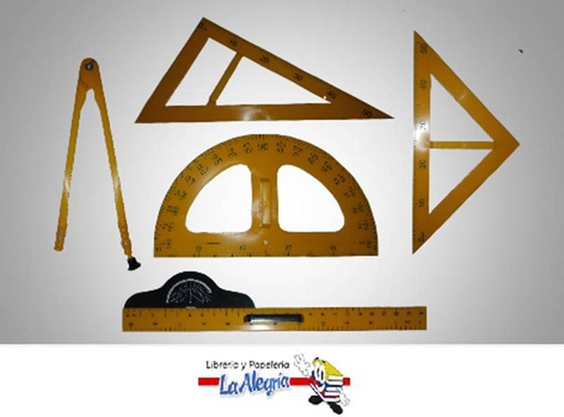 [912345116680] JUEGO GEOMETRICO ACRILICO PARA PIZARRON MARCA S/M   