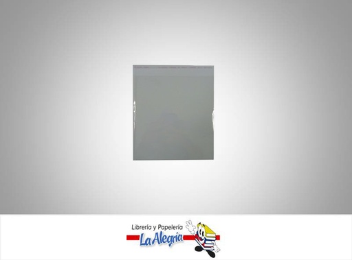 [9333527280022] BOLSA CELOFAN CON PEGA 12X16CM TRANSP MARCA UBL