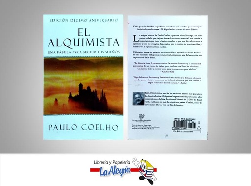 [9780062511409] EL ALQUIMISTA  TEMATICA NOVELA AUTOR COELHO, PAULO EDITORIAL OBELISCO