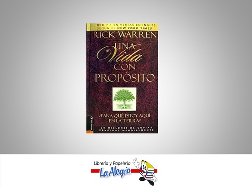 [9780310625322] UNA VIDA CON PROPOSITO  TEMATICA AUTOAYUDA AUTOR RICK WARREN  