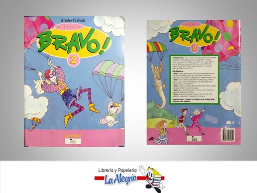 [9780435260804] AMERICAN BRAVO 2 STUDENTS BOOK  TEMATICA IDIOMAS AUTOR WEST JUDY EDITORIAL MACMILLAN HEINEMANN