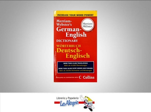 [9780877798576] DICCIONARIO GERMAN-ENGLISH  TEMATICA DICCIONARIOS   EDITORIAL MERRIAM WEBSTER