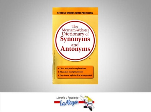 [9780877799061] DICCIONARIO OF SYNONYMS AND ANTONYMS  TEMATICA DICCIONARIO   EDITORIAL MERRIAM WEBSTER