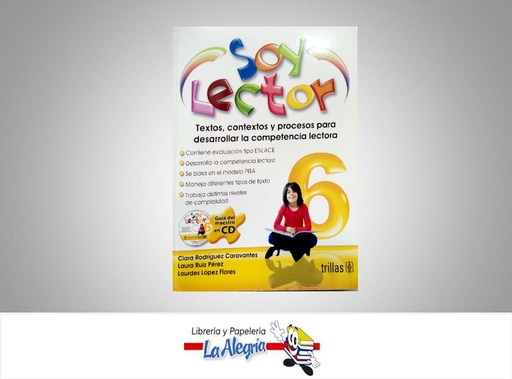 [9786071711960] SOY LECTOR 6  TEMATICA EDUCACION AUTOR RODRIGUEZ, CLARA EDITORIAL TRILLAS