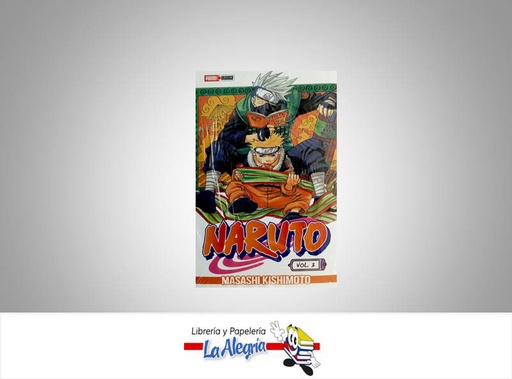 [9786075280431] NARUTO VOL.03  TEMATICA MANGA AUTOR MASASHI KISHIMOTO EDITORIAL IVREA