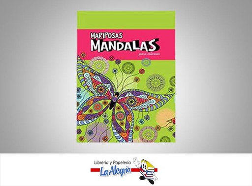 [9786124129193] MANDALAS P/COLOREAR MARIPOSA      EDITORIAL MANDALAS P/COLOREAR