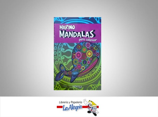 [9786124129551] MANDALAS P/COLOREAR MARINO      EDITORIAL MANDALAS P/COLOREAR