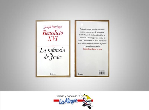 [9788408039433] LA INFANCIA DE JESUS  TEMATICA RELIGION AUTOR RATZINGER JOSEPH EDITORIAL PLANETA