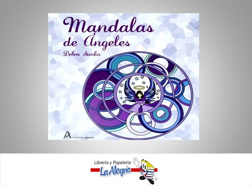 [9788415215240] MANDALAS DE ANGELES TEMATICA LIBROS PARA COLOREAR AUTOR DEBRA SIMKO MARCA ABRAXAS