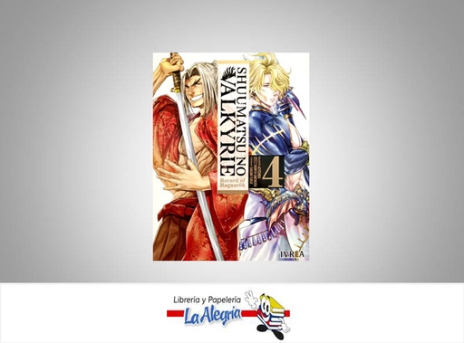 [9788418751172] SHUUMATSU NO VALKYRIE VOL.4 TEMATICA MANGA AUTOR SHINYA UMEMURA, AJICHIKA EDITORIAL IVREA