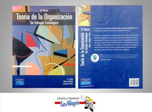 [9788420538945] TEORIA DE LA ORGANIZACION UN ENFOQUE EST  TEMATICA RECURSOS HUMANOS AUTOR HODGE B- WILLIAM ANTHONY EDITORIAL PEARSON