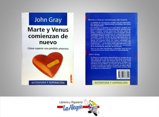 [9788425333392] MARTE Y VENUS COMIENZAN DE NUEVO  TEMATICA AUTOAYUDA AUTOR JOHN GRAY EDITORIAL GRIJALBO