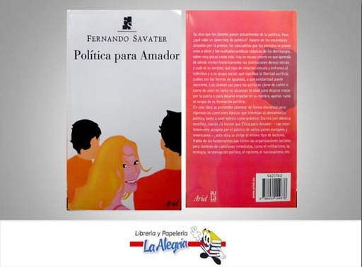 [9788434444676] POLITICA PARA AMADOR  TEMATICA POLITICA AUTOR SAVATER, FERNANDO EDITORIAL ARIEL