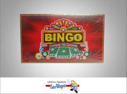 [9788461300532] JUEGO D/BINGO 100 CARTONES PEQ MARCA S/M   