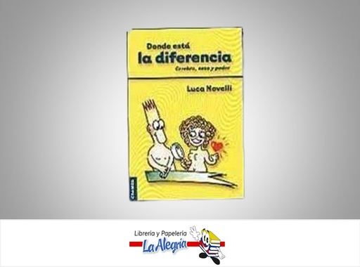 [9788475778433] DONDE ESTA LA DIFERENCIA  TEMATICA SEXUALIDAD AUTOR LUCA NOVELLI EDITORIAL GRANICA