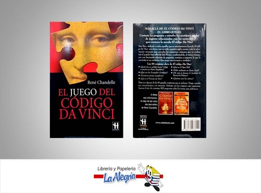 [9788479278151] EL JUEGO DEL CODIGO DA VINCI TEMATICA JUEGOS Y ACERTIJOS AUTOR CHANDELLE, RENE EDITORIAL EDITORIAL ROBIN BOOK