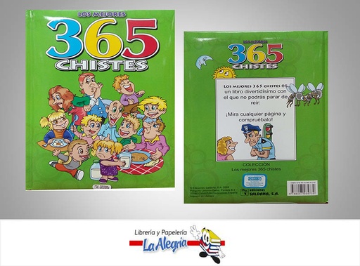 [9788497964739] LOS MEJORES 365 CHISTES  TEMATICA INFANTIL   EDITORIAL EDICIONES SALDAÑA
