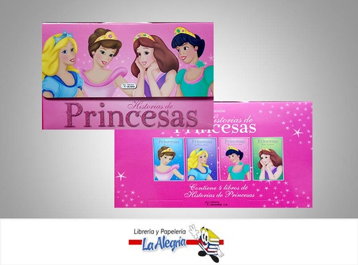 [9788497966313] COLECCION HISTORIAS DE PRINCESAS (4 LIB)  TEMATICA CUENTOS   EDITORIAL EDICIONES SALDAÑA