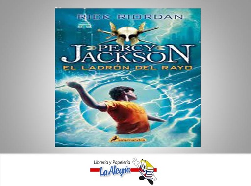 [9788498386264] PERCY JACKSON EL LADRON DEL RAYO  TEMATICA NOVELA FICCION AUTOR RICK RIORDAN MARCA SALAMANDRA