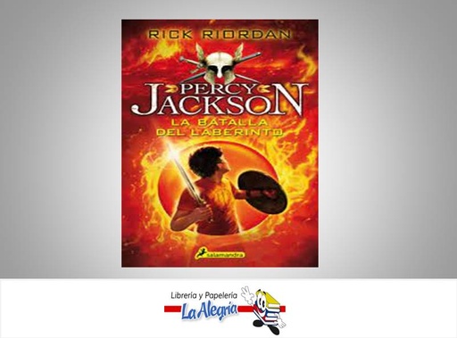 [9788498386295] PERCY JACKSON LA BATALLA DEL LABERINTO  TEMATICA NOVELAS AUTOR RICK RIORDAN MARCA SALAMANDRA