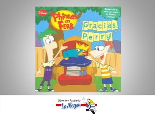 [9788499514154] GRACIAS PERRY  TEMATICA INFANTILES   EDITORIAL DISNEY