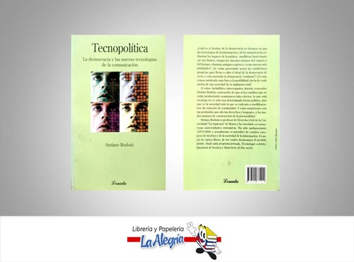 [9789500371902] TECNOPOLITICA  TEMATICA POLITICA AUTOR STEFANO RODOTA EDITORIAL LOSADA