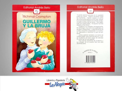 [9789561313200] GUILLERMO Y LA BRUJA  TEMATICA CUENTOS AUTOR RICHMAL CROMPTON EDITORIAL EDITORIAL ANDRES BELLO