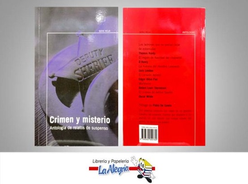 [9789562394789] CRIMEN Y MISTERIO TEMATICA ANTOLIGIA AUTOR DE SANTIS, PABLO EDITORIAL ALFAGUARA