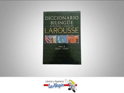 [9789563110203] DICCIONARIO ESPANOL-INGLES LAROUSSE PART  TEMATICA DICCIONARIOS AUTOR LAROUSSE EDITORIAL LAROUSSE