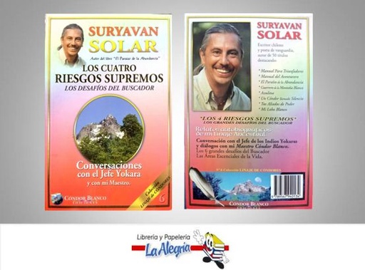 [9789567940134] LOS CUATRO RIESGOS SUPREMOS  TEMATICA AUTOAYUDA AUTOR SURYAVAN EDITORIAL CONDOR BLANCO