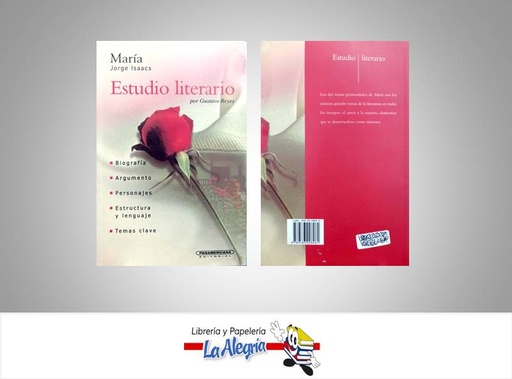 [9789583008061] MARIA  TEMATICA NOVELA HISTORIA AUTOR JORGE ISAACS EDITORIAL PANAMERICANA