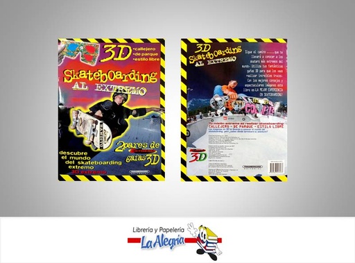 [9789583023033] 3D SKATEBOARDING AL EXTREMO  TEMATICA DEPORTE   EDITORIAL PANAMERICANA