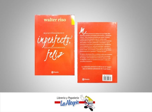 [9789584245731] MARAVILLOSAMENTE IMPERFECTO ESCANDALOSA  TEMATICA AUTOAYUDA AUTOR RISO, WALTER EDITORIAL PLANETA