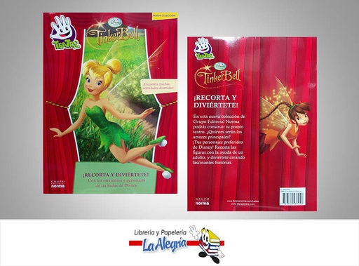 [9789584533456] TEATRO DE TINKERBELL RECORTA Y DIVIERTE  TEMATICA INFANTILES   EDITORIAL NORMA