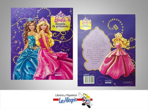 [9789584535504] BARBIE ESCUELA DE PRINCESAS TEMATICA CUENTOS EDITORIAL NORMA