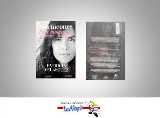 [9789588296616] SIN TACONES SIN RESERVA  TEMATICA BIOGRAFIAS AUTOR VELASQUEZ, PATRICIA EDITORIAL CANGREJO EDITORES
