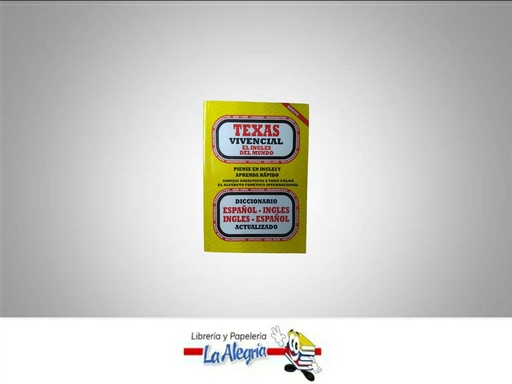 [9789589929216] DICCIONARIO TEXAL ESP-ING ING-ESP TEXAS  TEMATICA DICCIONARIO    