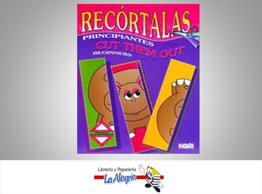 [9789681856502] RECORTALAS PRINCIPIANTES BEGINNERS  TEMATICA VISOMOTRIZ FINA   EDITORIAL NORIEGA EDITORES