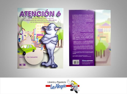 [9789681867355] ATENCION 6 CUADERNO DE TRABAJO  TEMATICA EDUCACION AUTOR MOHAR SAN SEBASTIAN EDITORIAL NORIEGA EDITORES