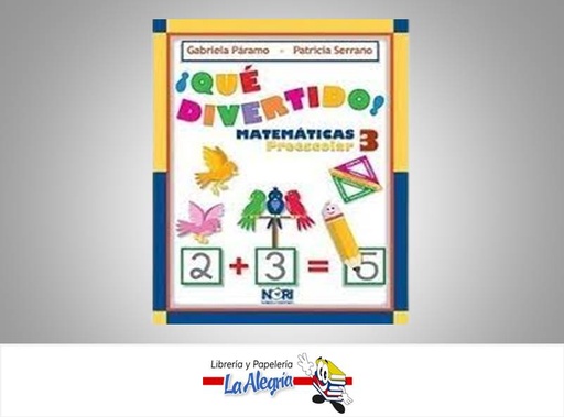 [9789681868420] QUE DIVERTIDO MATEMATICAS PREESCOLAR 3  TEMATICA MATEMATICAS AUTOR PARAMO GABRIELA EDITORIAL NORIEGA EDITORES