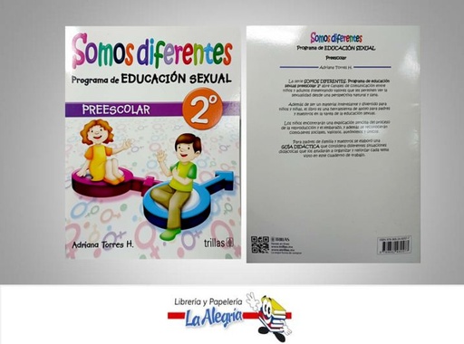 [9789682480577] SOMOS DIFERENTES 2 PREESCOLAR  TEMATICA EDUCACION AUTOR TORRES, ADRIANA EDITORIAL EDITORIAL TRILLAS